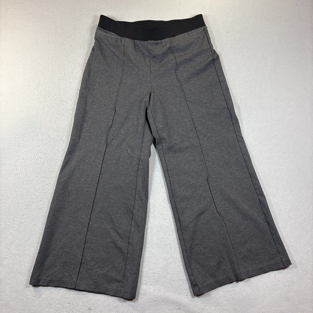 Lane Bryant  Pull On Wide Leg Casual Hi top Pants‎ Gray Women's 14